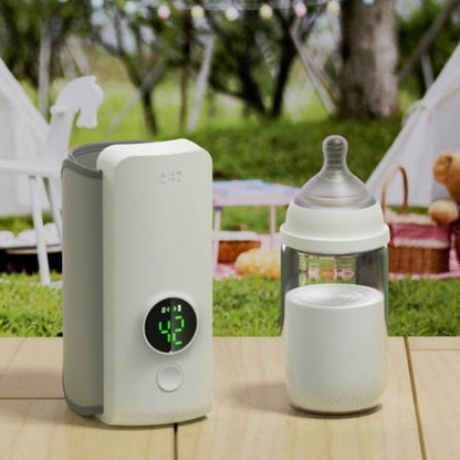 Portable Wireless Baby Bottle Warmer – USB Rechargeable Heating Bag with Constant Temperature Control | Universal Insulated Sleeve